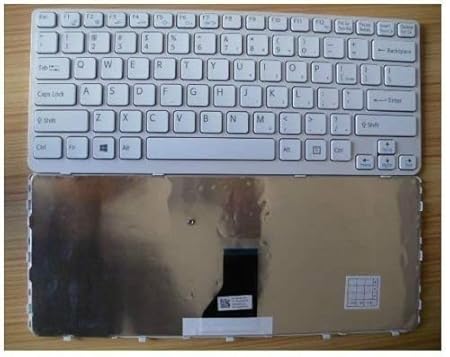 Laptop Keyboard for Sony SVE 14 SVE14 SVE141 SVE1411 SVE1412 SVE1413 Series(White)