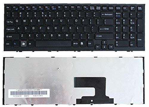 Laptop Keyboard Compatible for Sony VAIO VGN FW White