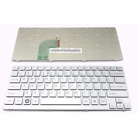 Laptop Keyboard Compatible For Sony Vaio CR, VGN-CR (Silver)