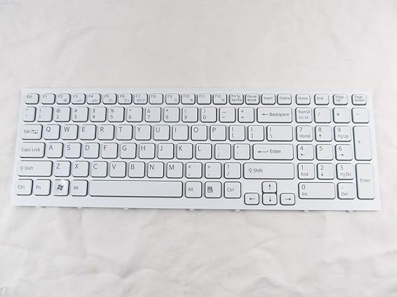 Laptop Keyboard Compatible for Sony Vaio EB Series (White)