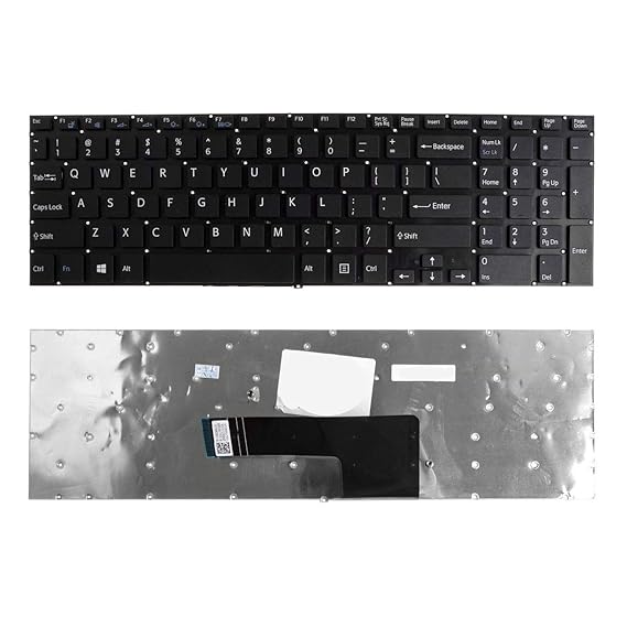 Laptop Keyboard for Sony Vaio SVF15 Series (Black)