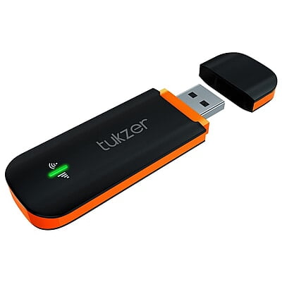 Tukzer 300x 4G LTE Wireless USB Dongle Stick with All SIM Network Support | Plug & Play Data Card with up to 150Mbps Data Speed (Black)