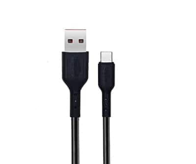 USB Type C Cable for Power Banks, Headphones,Neckband and Other USB Devices (30cm) - 2.4A