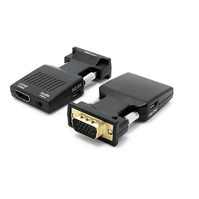 Vga M To Hdmi F Converter With Audio for PC, Monitor HDTV Laptop, Projector 