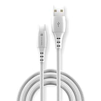 Portronics Konnect A Type-C Cable with 3A Rapid Charging & 480mbps Data Transmission,1M Cord Length (White)