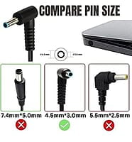 Laptop Adapter 90W 19.5V - 4.62A For HP Pavilion (Pin Size 4.5mm*3.0mm) - Compatible