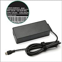 Laptop Adapter 65W 5-20V/3.25A For Toshiba, HP, Dell, Lenovo, Acer (USB Type-C) - Compatible