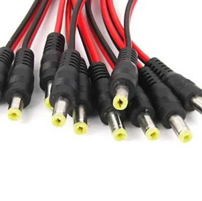 DC Power Cable (Pin Size 2.1mm*5.5mm) 1 Mtr