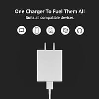 Champion 35W Fast Charger | Wall Adapter For Smart Phones (White)