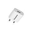 Champion 12W 5V/2.4A DC Single USB Port Mobile Charger | Wall Adapter for Android & USB Devices (White)