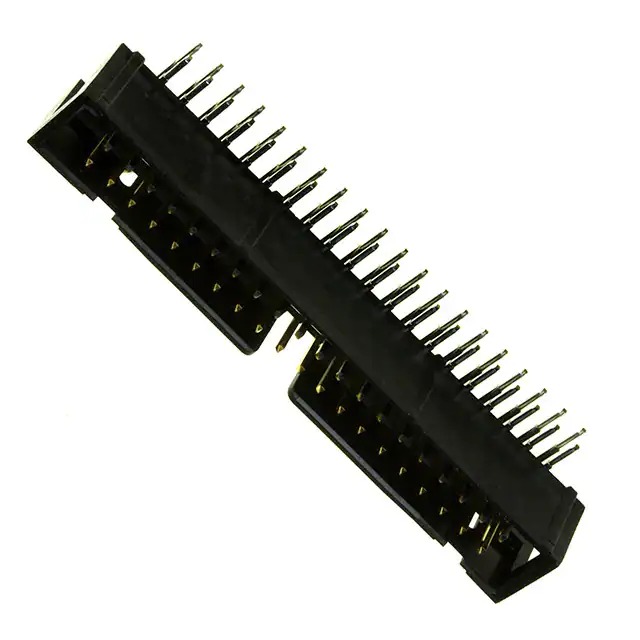 IDC Male Box Header Right Angle PCB Mount Connector for Secure Signal Transmission