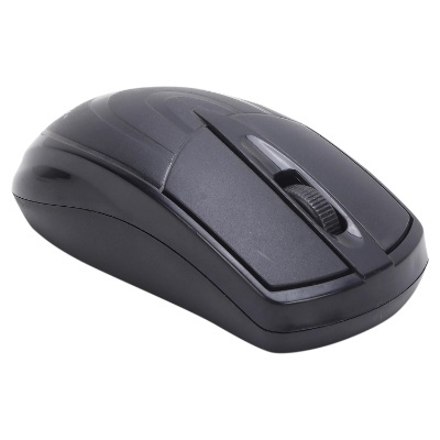 Wireless Mouse AD-891, 2.4 GHz with USB Nano Receiver, Optical Tracking, for PC/Mac/Laptop/Tablet (Black)