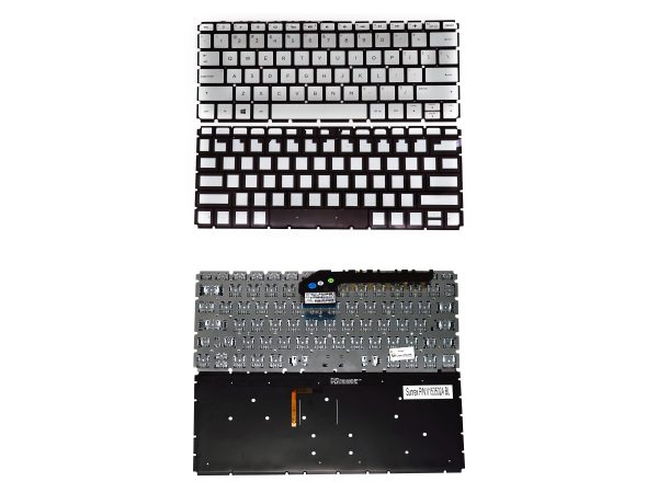 Laptop Keyboard Compatible For HP x360 13-D 13-AC000 13-AC033DX 13-AC040CA Backlit Silver