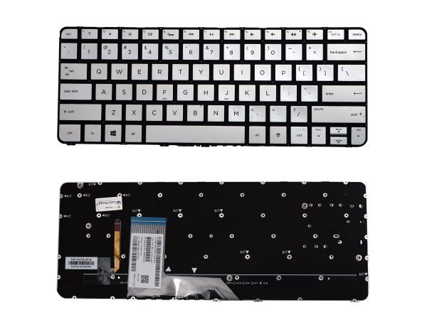 Laptop Keyboard HP Spectre X360 13T-4000 13T-4100 13T-4200 Backlit Silver