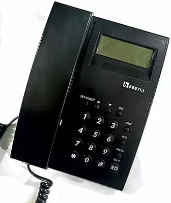 BEETEL C51 PLUS TELEPHONE INSTRUMENT Corded Landline Phone (Black)