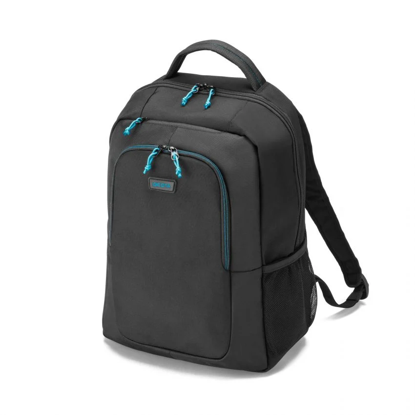 Dicota Spin Sporty Water Repellent Backpack for 15.6'' Notebooks and Laptops with Lockable Compartment (Black)