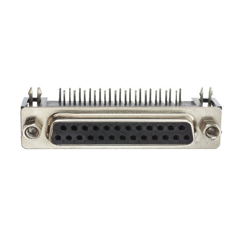 D-Subminiature Connector – Right Angle PCB Mount for Reliable and Compact Signal Connections