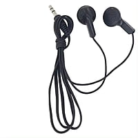 3.5mm Wired Earphone without Mic ( Black)