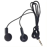 3.5mm Wired Earphone without Mic ( Black)