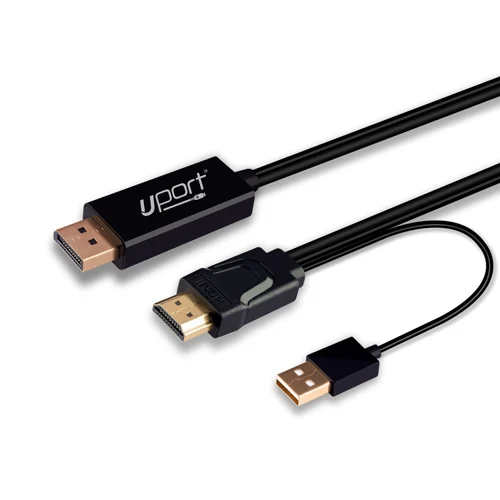 HDMI to DP Cable | 4K UHD Display | High-Speed & Plug & Play- 1.8M