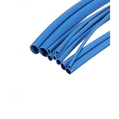 Heat Shrink Sleeve Tube 25mm Repair Mobile Phone Charger Cables, Head Set Wires, Electrical Cables (Blue)