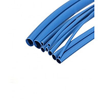 Heat Shrink Sleeve Tube 25mm Repair Mobile Phone Charger Cables, Head Set Wires, Electrical Cables (Blue)