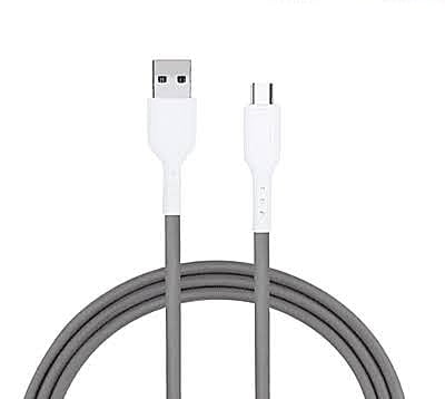Champion TPE Micro/Grey 3Amp data cable (2mtr)