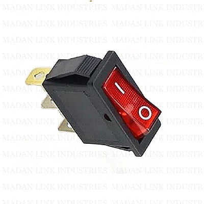 10Amp 3 Pins Rocker Switch - Reliable On/Off Control for Electrical Applications