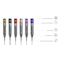 Mechanic Mini King Kong Anti-Slip Aluminum Alloy Precision Screwdriver Set for Mobile Phone Repair