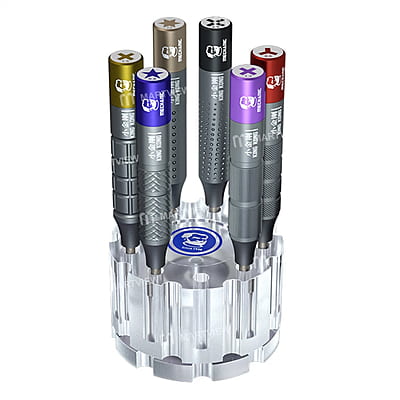 Mechanic Mini King Kong Anti-Slip Aluminum Alloy Precision Screwdriver Set for Mobile Phone Repair