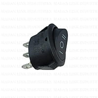 Oval shape rocker switch 3 Way Center off