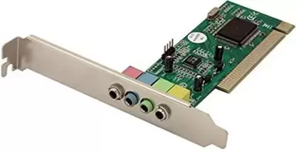 PCI Sound Card 4 Channel, 16-bit Stereo Audio with 3.5mm Mini Jack