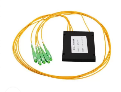 Fiber Optical PLC  Splitter in ABS Box with SC/UPC Connectors for CATV/FTTH