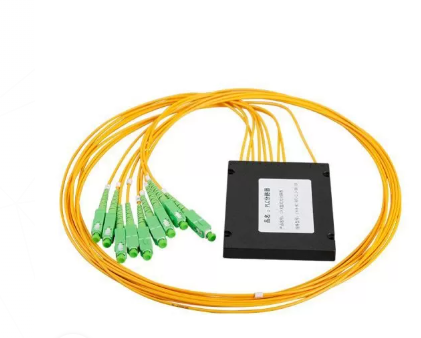 Fiber Optical PLC  Splitter in ABS Box with SC/UPC Connectors for CATV/FTTH