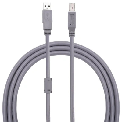 2.0 USB Printer Cable – High-Speed Premium Quality, Grey Color, Durable & Reliable