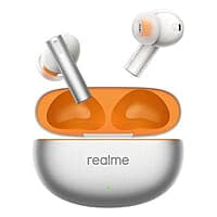 Realme Buds Air 6 TWS Earbuds – 12.4mm Driver, 50dB ANC, 40H Playtime, IP55, Bluetooth V5.3 (Flame Silver