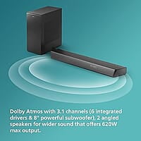 3.1 CH Dolby Atmos Soundbar – 620W Power, Immersive Audio Experience