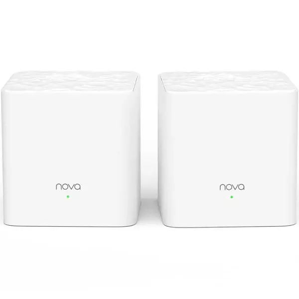 Tenda MW3 Whole Home Mesh WiFi System, Dual Band AC1200 Mbps Router Replacement for Smart Home (White, Pack of 2)