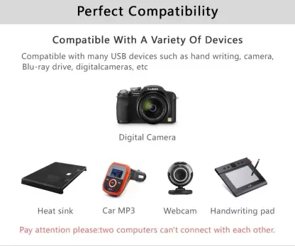 USB Type-A Male to Male Cable - High-Speed Data Transfer for Printers, Hard Drives, Modems, Scanners & Cooling Pads | Up to 10M Length