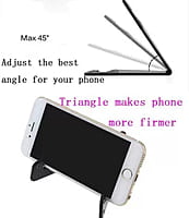 Foldable V-Shape Universal Phone Stand - Versatile Mobile Mount Holder