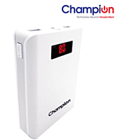 Champion Z-10 10400 mAh Digital Power Bank (Black & White)